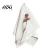Soft Fabric Napkins Rustic Cloth Napkin 16 Inch Solid Color Linen Machine Kitchen Washable Farmhouse Style Napkin for Wedding Bridal Shower