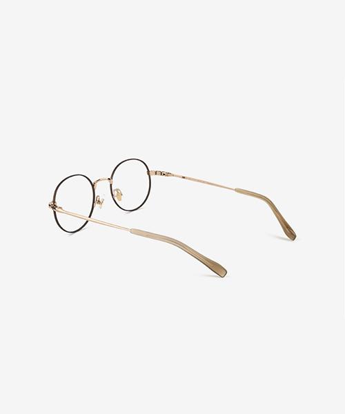 Techeuoaiweeo Ls-04T Glasses Frame C3 Rosegold & Lightbrown