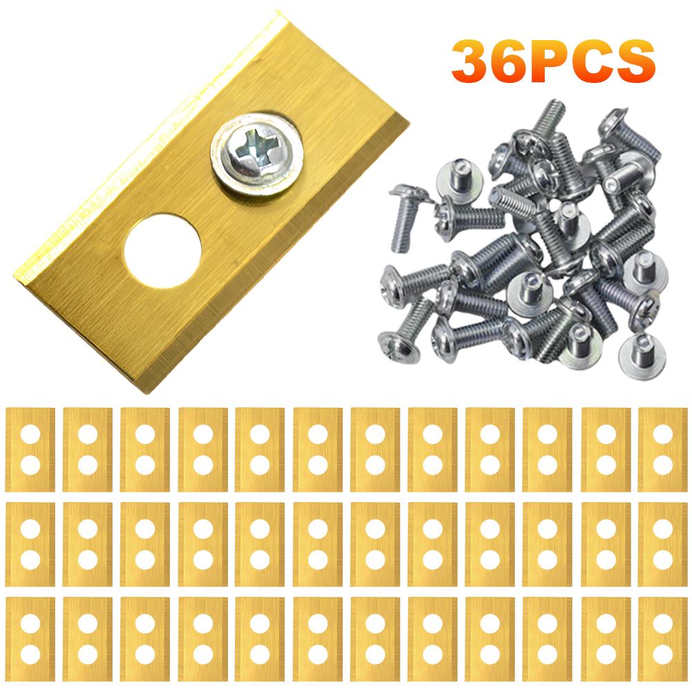 Lawn Mower Blades for Mammotion Luba Robot Double Hole Mower Blades Stainless Steel Mower Blade Set 0.6MM Lawn Mower Supplies