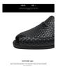 Men's Breathable Woven Buckle Sandals - Large Size Outdoor Beach Shoes