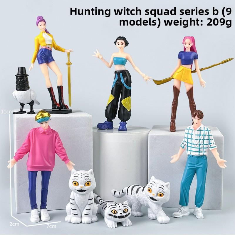 K-Pop New Demon Hunter Girl Group Men's Group Figure Model Blind Box Tide Play Doll Ornament