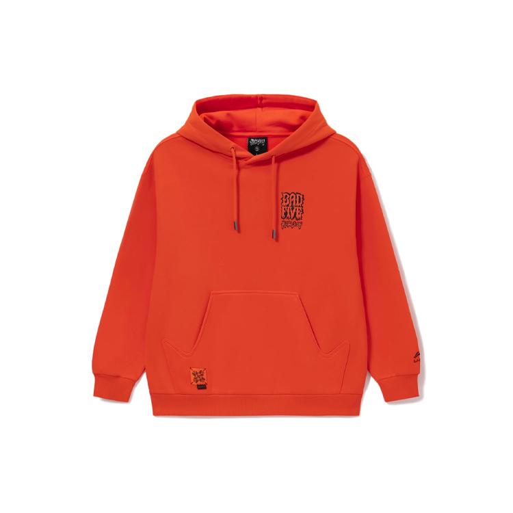 Li Ning Badfive Sweatshirt Unisex Orange AWDRF95-6 S