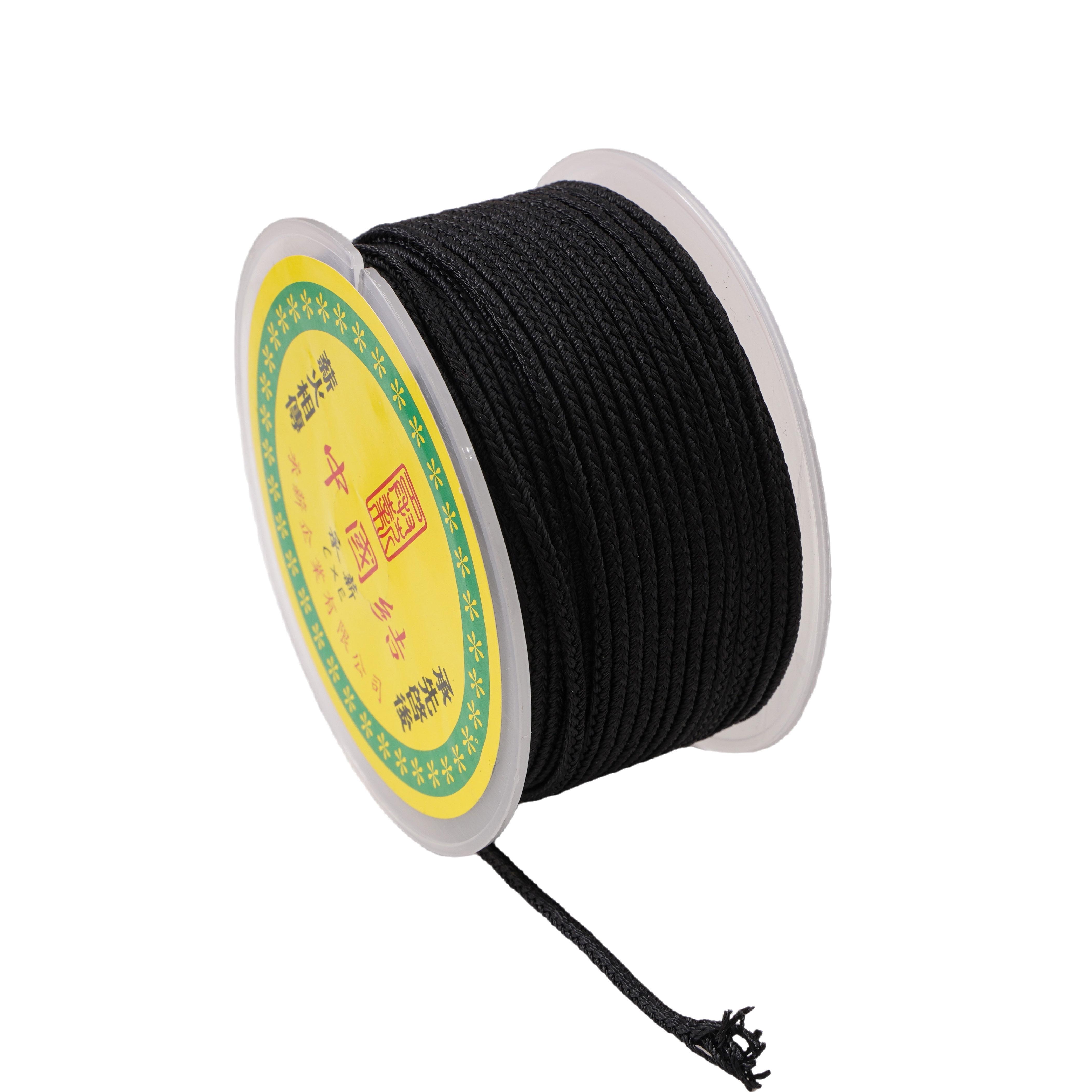 

11/16 метров хлопковый шнур нейлоновый шнур нить шнур DIY бисер плетеный браслет изготовление ювелирных изделий 09 2.5mm 11M