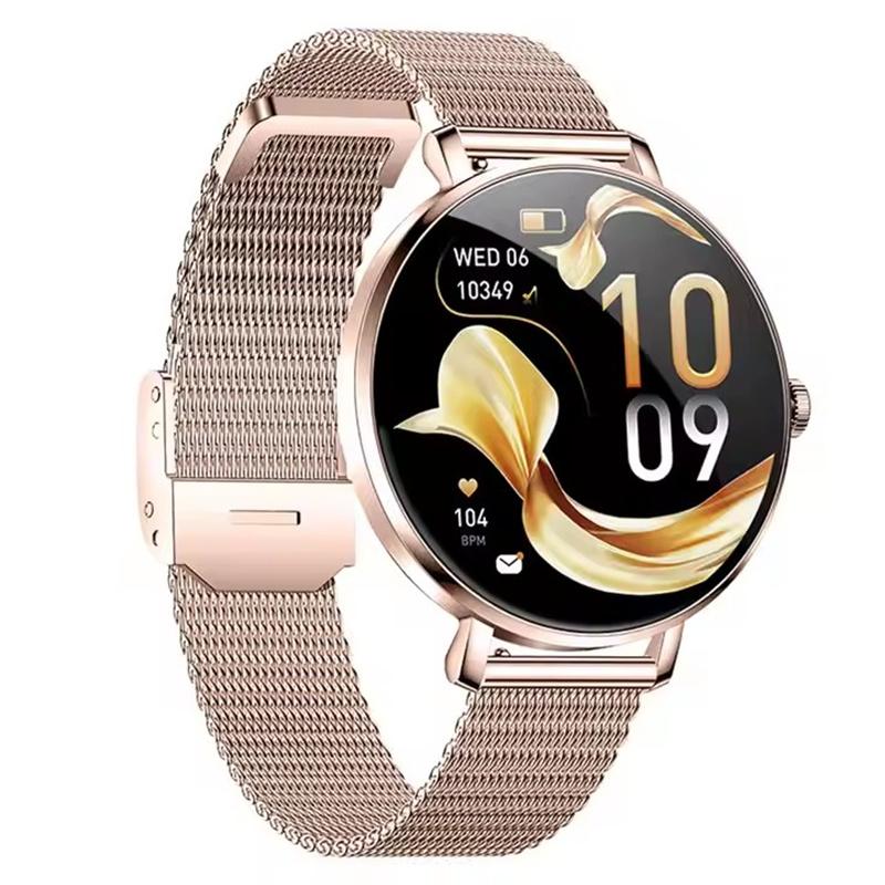 Fashion Women Smart Watch NX31 Ultra Thin AMOLED Screen Health Monitoring Bluetooth Calling Lady Fitness Tracker Smartwatch