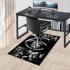 1pc Sons of Anarchy Themed Office Carpet Chair Mats - Durable Polyester Rug for Home Theater, Office, Dorm Room Decor - tA100