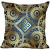 Invisible Zipper Throw Pillowcase Famous Art Floral Home Decor Satin