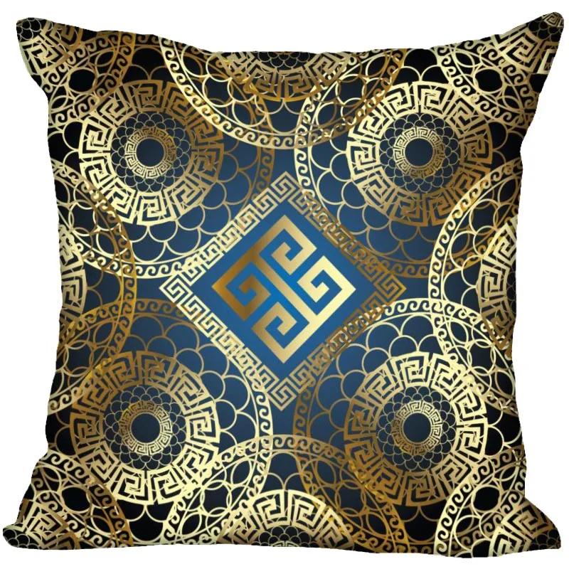 Invisible Zipper Throw Pillowcase Famous Art Floral Home Decor Satin