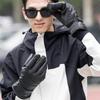 Multifunction Winter Ski Gloves Keep Warm Driving Gloves Fashion Men Leather Mittens  Cycling