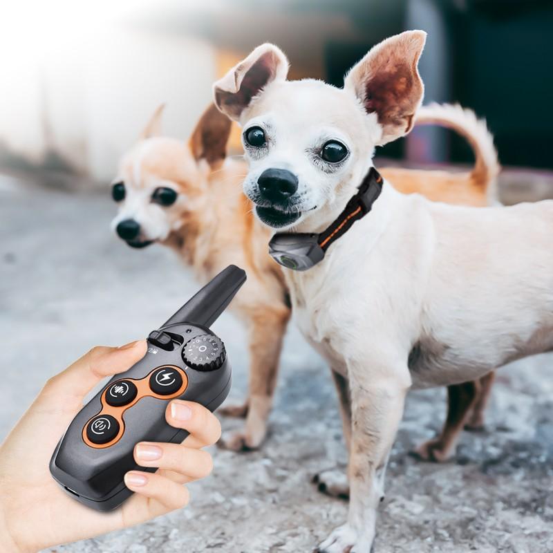 erziehungshalsband vibration und ton 1000M Hund Ausbildung Stromschlag Erziehungshalsband Hunde Vibration Ton  e-Shock on OnBuy