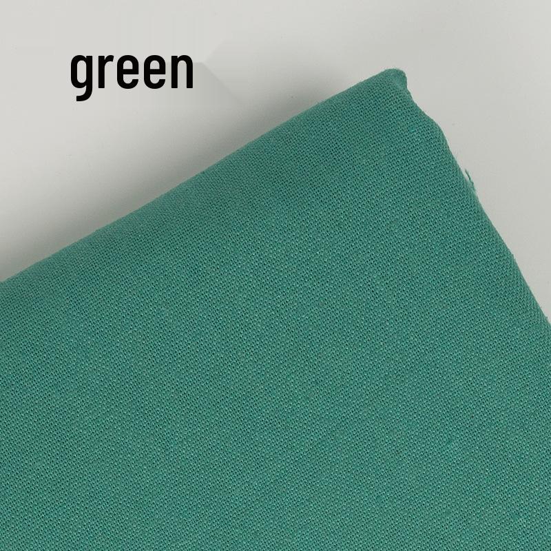 DIY Jednobarevná Lněná Bavlna Ruční Výšivka Látka