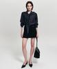 Lugkaeseuteu Nelly Summer Wool Mini Skirt_Black