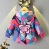 Girls' Spring/Autumn Design Hooded Jacket Small To Medium Sizes Cute Sporty Style Trench Coat