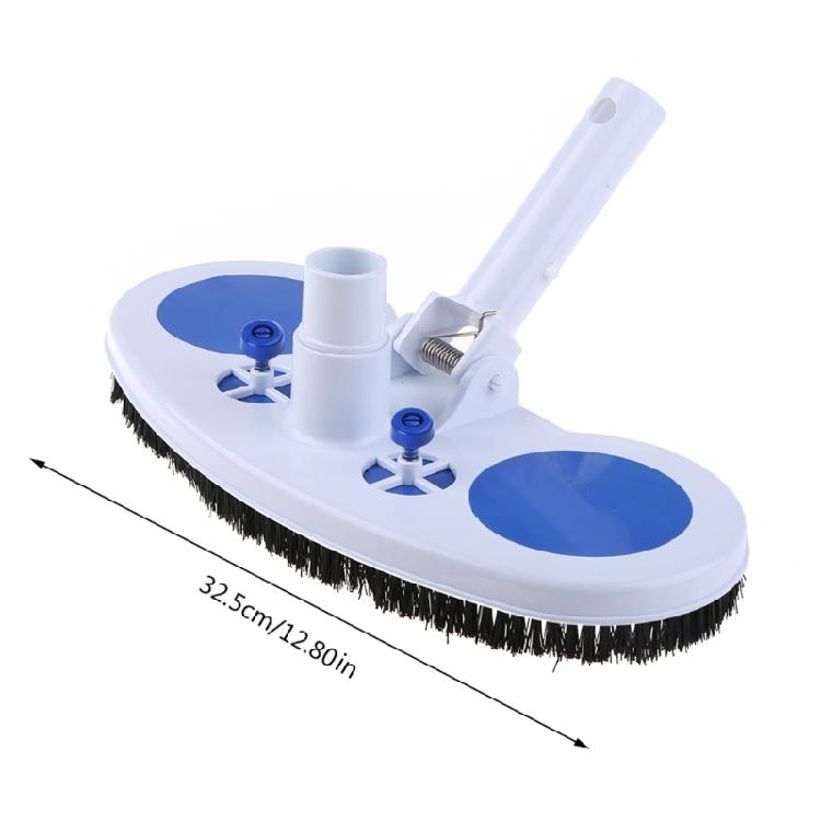 Swimming Pool Cleaning Flat Brushes 13" Plastic Bristle Vacuum Cleaner Suction