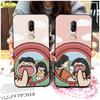Full wrap Soft case Phone Case For OnePlus 6/1+6 Graffiti Fashion Design Phone Pouch Anti-knock TPU Couple Waterproof
