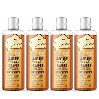Crazy Skin Beer Yeast Hair Loss Relief Functional Shampoo, 300g, 4 Pcs.