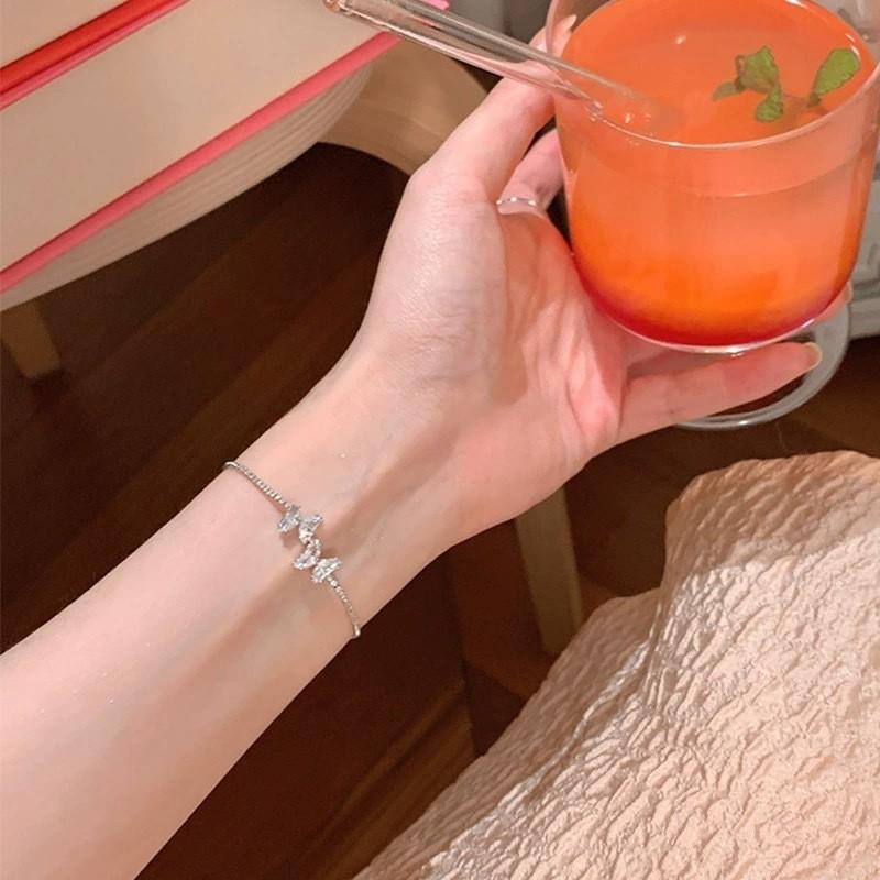 Moon Chic Blue Star Bracelet For Women Sweet Adjustable Girls Accessories Hand
