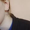 Star Drop Earring Rock Cool Women Cross Earring for Lady Girls Gift Jewelry