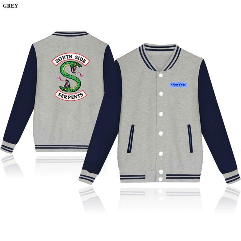 Fashion Unisex Casual Riverdale Graphic Printed Cardigan Sweatshirt Men's Outdoor Sport Rocky Hoodie Jacket