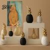 Resin Pineapple Decor Ornament Solid Hand-Painted Decorative Figure Modern Style Layered Set Home for Living Room Entrance Hall Display Durable