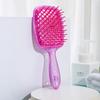Brosse à cheveux démêlante à paillettes, peigne de massage, peigne pour cheveux emmêlés, brosses creuses pour cheveux bouclés et mouillés, peignes de salon DIY, outil de coiffure