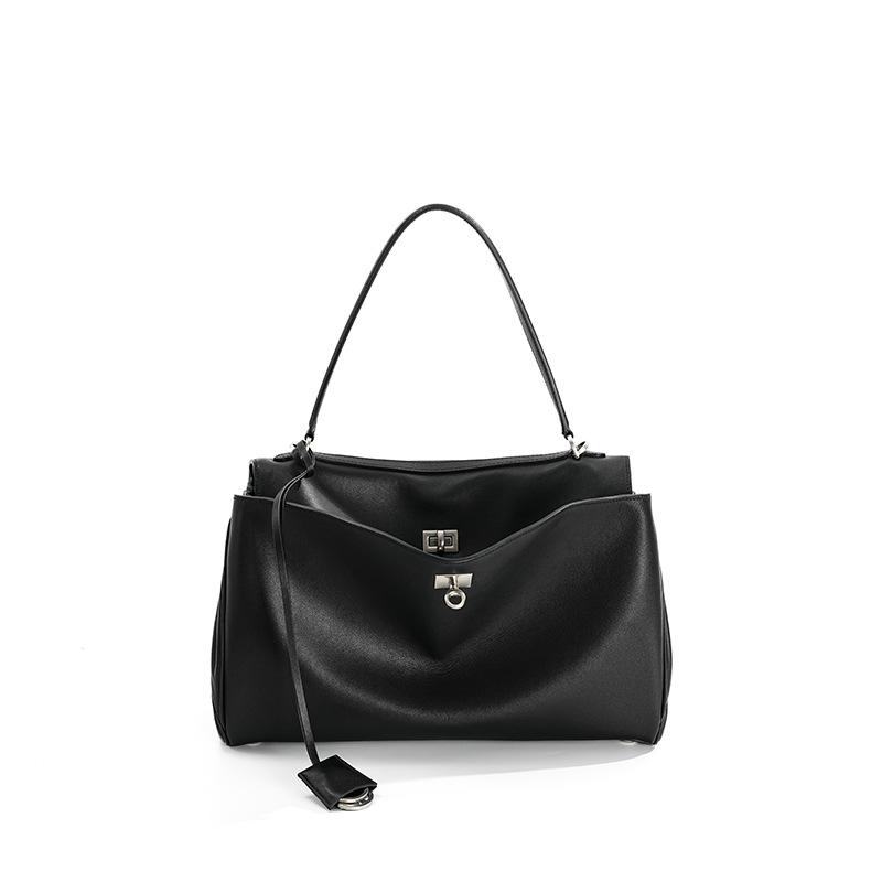 

Rodeobag leather handbag, single shoulder crossbody bag, large capacity women s commuting high-end tote bag 22-9-17cm