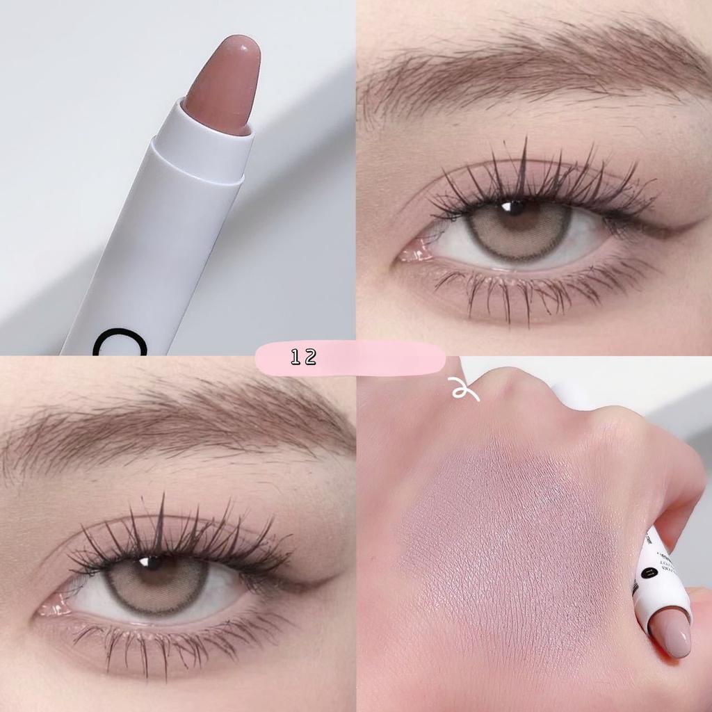 Pearlescent Lying Silkworm Pencil Glitter Highlighter Pen Brightening Eyes Stick White Silver Eye Makeup Waterproof Long-lasting