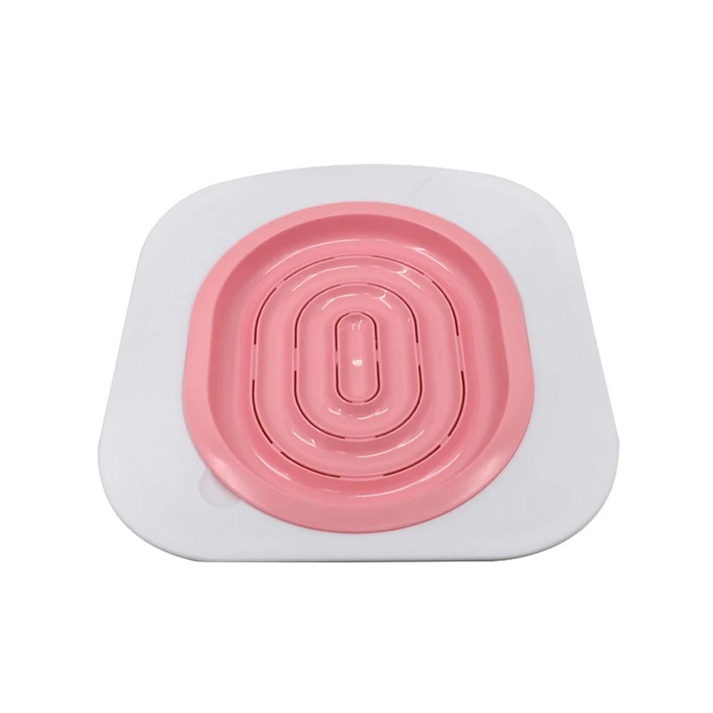 

Cat Toilet Training Kit Reusable Puppy Cat Litter Mat Kitten Toilet Trainer Pets Toilet Cleaning Tool Cats Training Accessories розовый