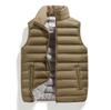 Men's Cotton Vest Can Store Light and Thin Stand-up Collar Jacket, Two-color Loose Vest Inside and Out