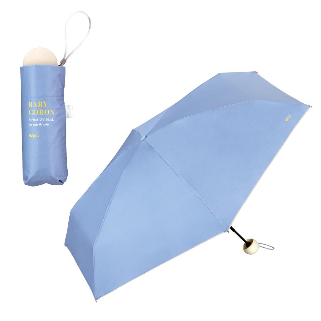 Sun Blackout Baby Blue Light UV Heat Rain or Folding Umbrella for and and Colorful for Product [2025] Wpc. Umbrella, Cologne, Mini, (100% Blocking,
