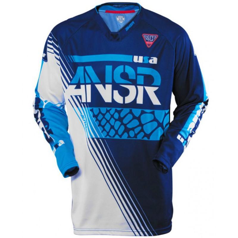 Mens Long Sleeve Mountain Bike Riding Jersey Off-Road Cycling Use