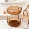  1/2/3 Tiers 360° Rotation Spice Rack Kitchen Storage Organzier Multi-functional Countertop Seasoning Jar Storage Rack