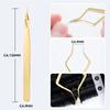 New Stainless Steel Isolation Tweezers for Eyelash Extension High Precision Separation Tweezer Fiber Tip Volume Isolation Tools