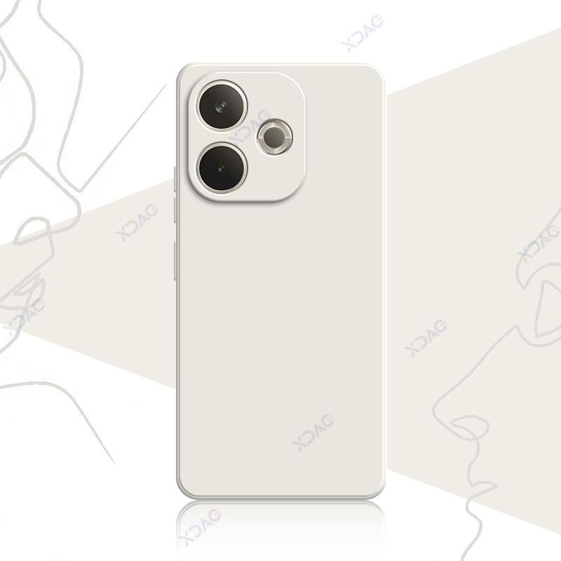 

Чехол для мобильного телефона 2025 года для OPPO A5 Pro 4G Energy 5G 6,67 дюйма, роскошный мягкий квадратный чехол из жидкого силикона OPPOA5Pro OPPO A5 Pro 4G слоновая кость