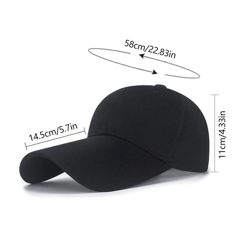 1Pcs Unisex  Cap Classic Simple Solid Color Baseball Caps For Men & Women Golf Sports Hat