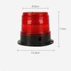 Solar Powered Strobe Warning Light Car Roof Magnet LED Strobe Light Beacon Light Led Flashing for Car Lorry Truck Accessory