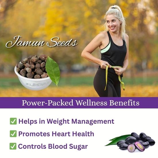 Birju Mahavir 200 Gr Jamun Seed Sabut - Jambu Beej