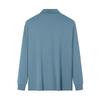 Qipai Men's Spring Business Casual Long-Sleeve Polo Shirt