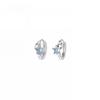 Light Minimalist Blue Star Hoop Earrings For Women Party Exquisite Light Jewelry