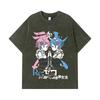 275 GSM Washed T-shirts 100% Cotton ReZero V1 Print Unisex Heavy Cotton T Shirt