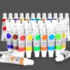 Tubes de peinture acrylique 12 couleurs: 12 ml pour le bricolage des enfants et la peinture murale à la main