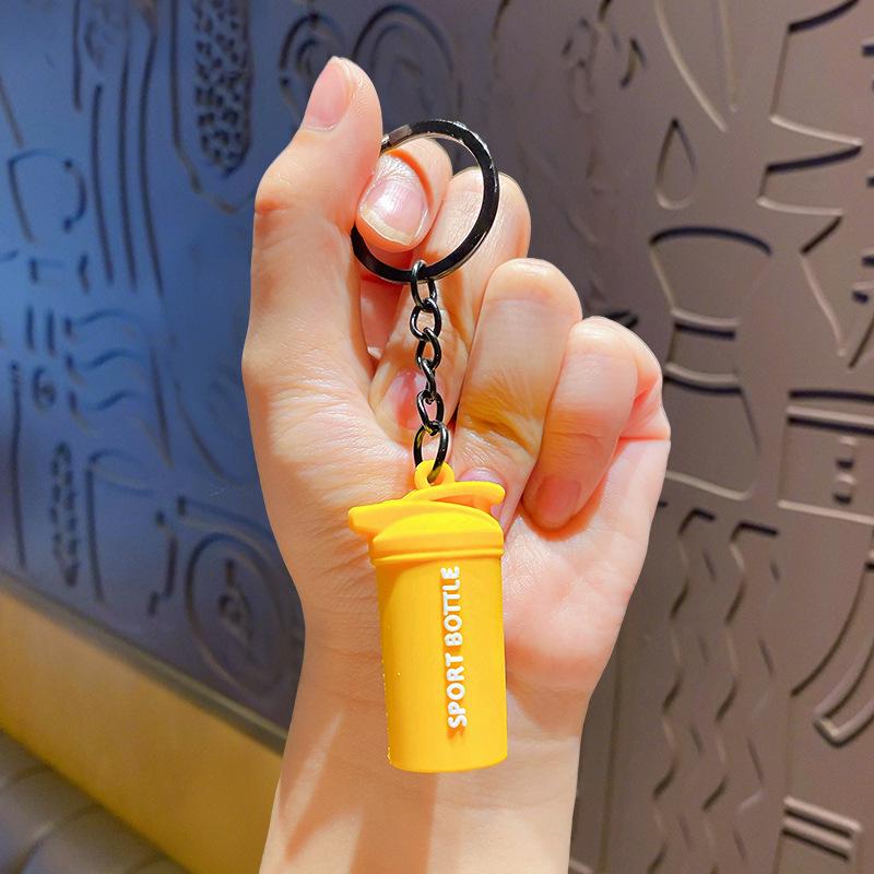 High-Grade Mini Fitness Equipment Keychain Charms & Ornaments