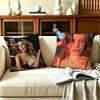 MMillie Bobby BBrown Doublesided Print Pillow Case Pattern Printed Pillowcase For Living Room Sofa Cushion Cover