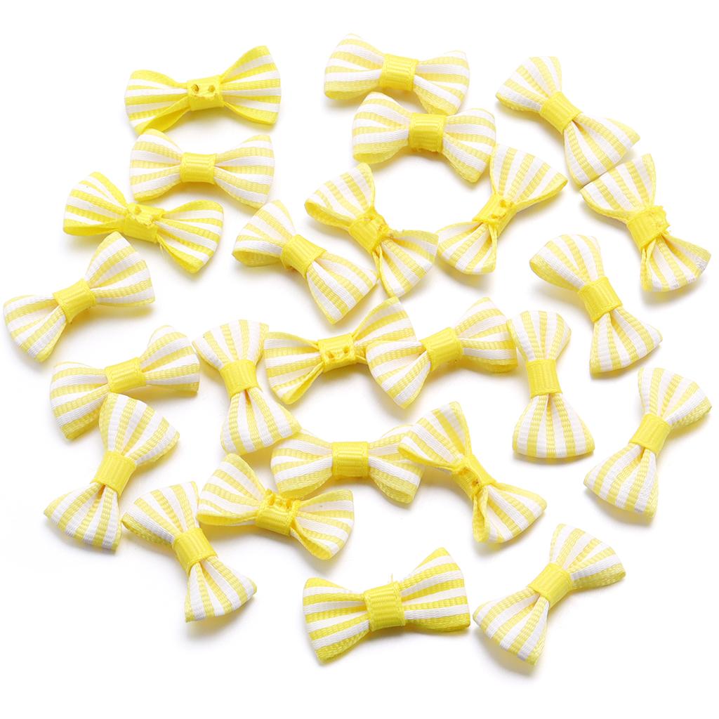 50pcs/Lot Striped Bows Polyester Ribbon Bows Handmade Bows For Jewelry Making DIY Hair Clip Headband Clothing Crafts Decoration