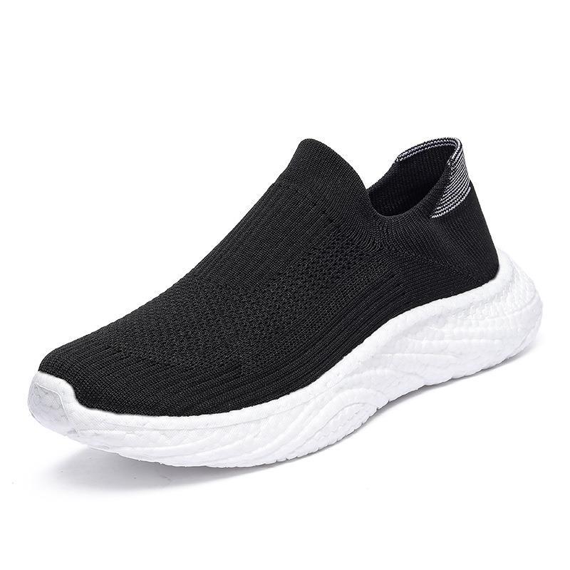 Men's and women's socks and shoes summer casual one-pedal lazy shoes lightweight mesh large size sports men's shoes