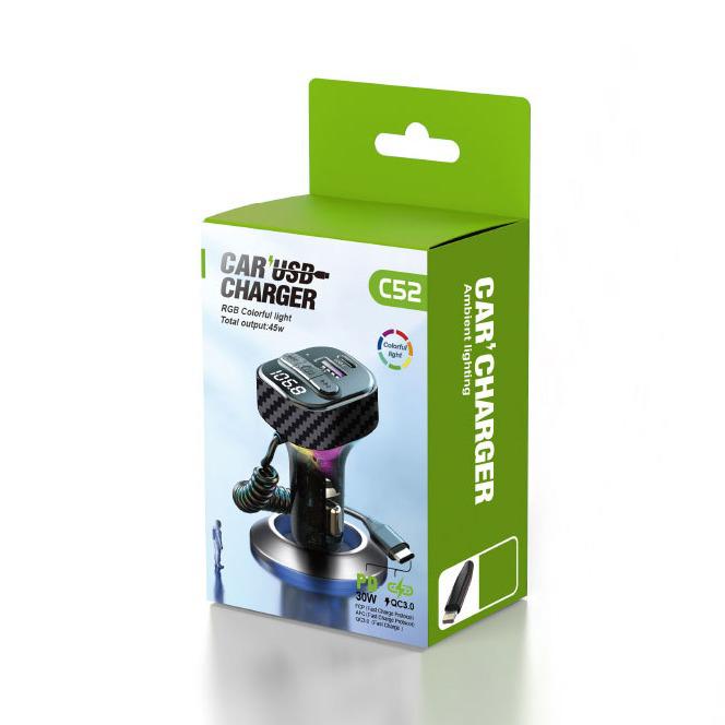 Auto Bluetooth FM Transmitter mit QC3.0 PD30W Schnelllader