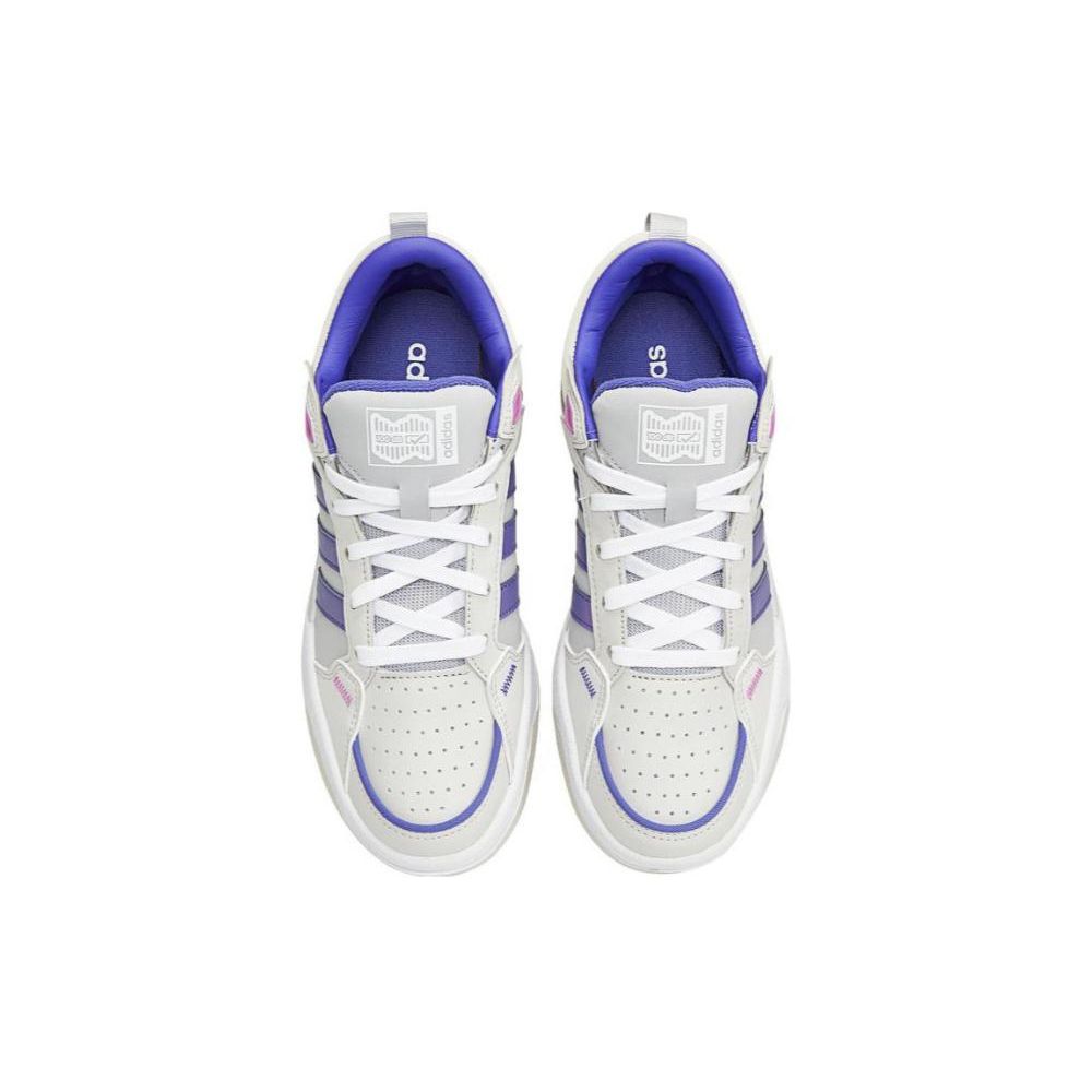 Adidas Leather Slip Resistant Durable Low Top Skate Shoes Women Skate Shoes White Blue GY4782