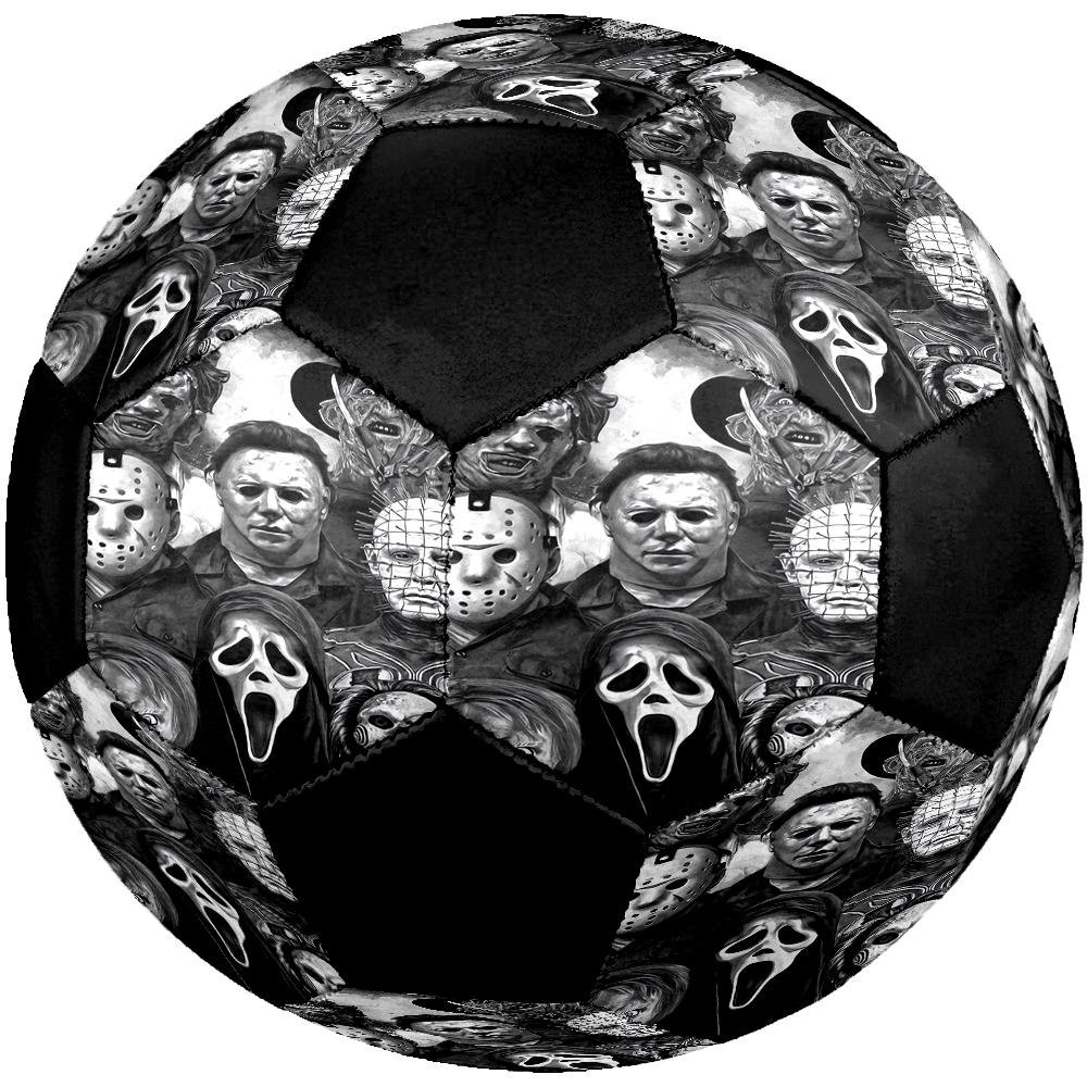 Halloween Horror Theme Size 5 Soccer Ball, Suitable for Both Indoor and Outdoor Matches, a Gift Suitable for Everyone.