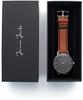 UHR SCHWABING SUNRISE Wristwatch Made in Germany Black [Jaimie Jacobs] MIDNIGHT, (dial case Silver)
