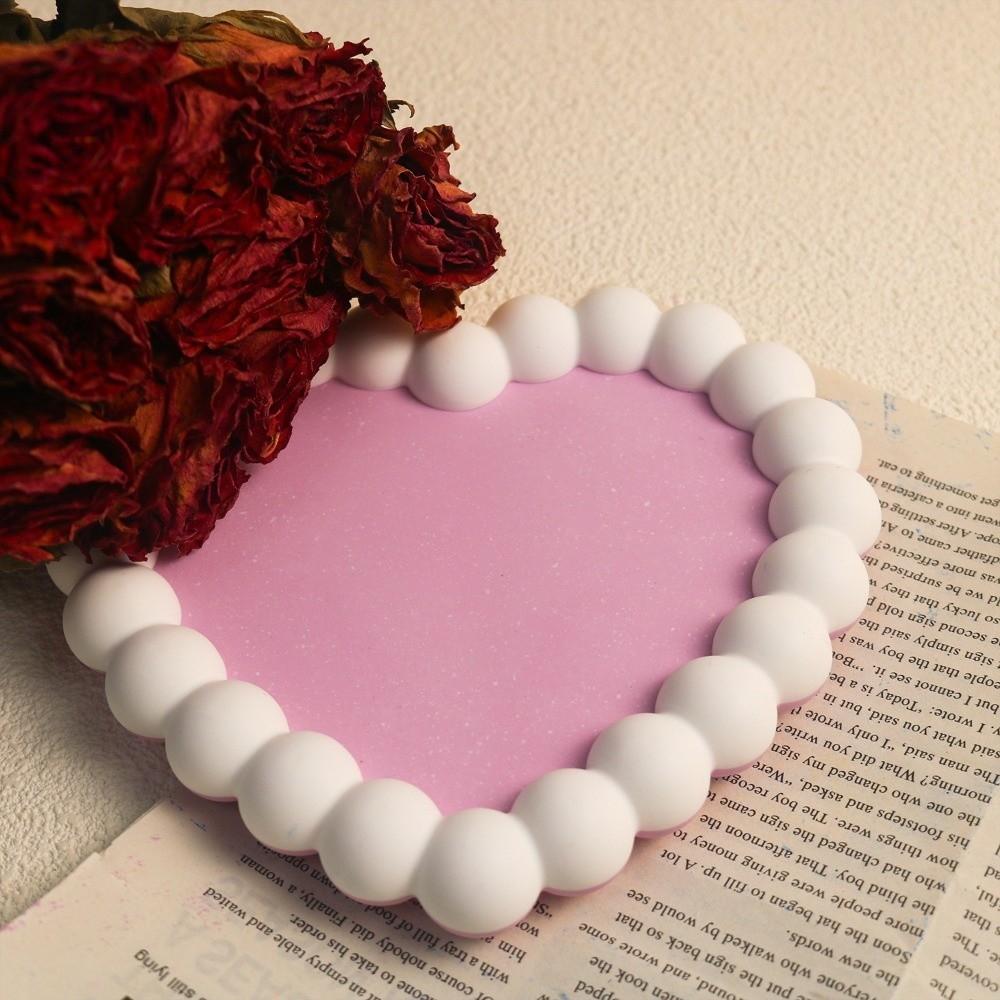 DIY Coaster Silicone Mold Translucent Gypsum Tray Mold Storage Tray Mold Party Favor
