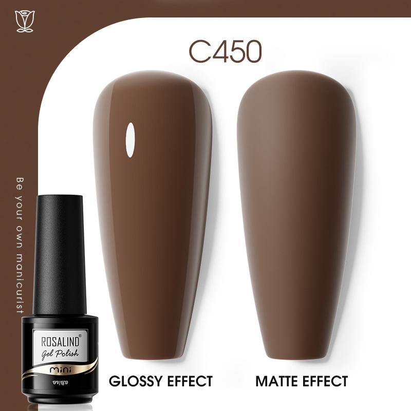 ROSALIND Gel Nagellack Soak Off UV LED Nails Art Design Lack Semi Permanent Gele Lack DIY Maniküre